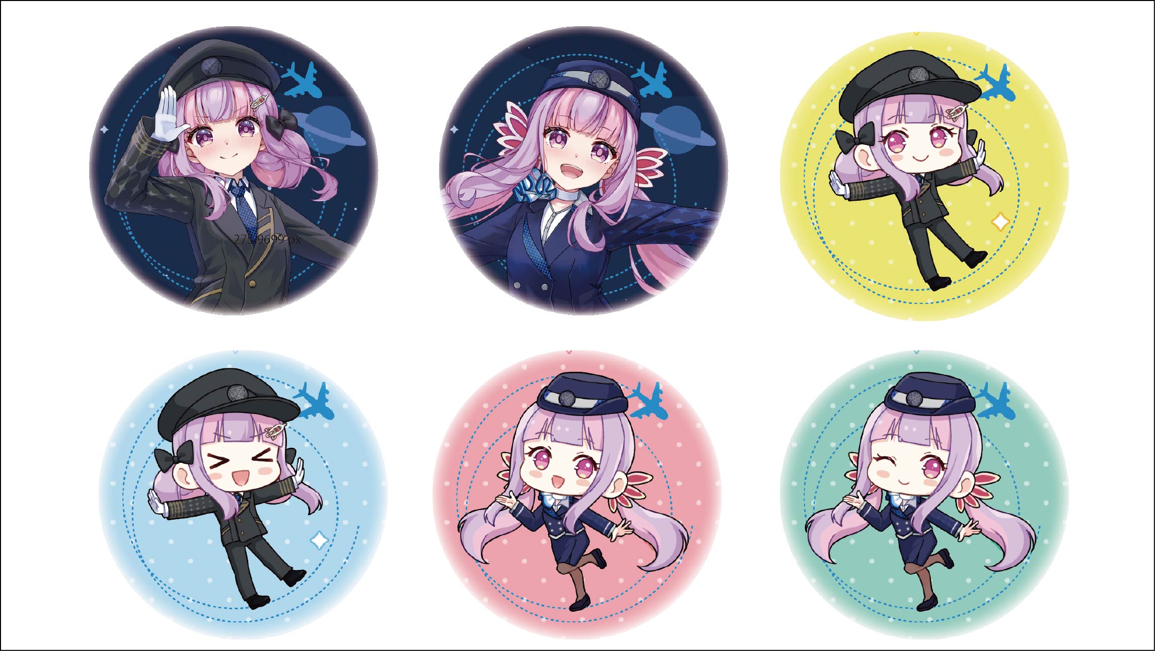 ★累計30枚以上購入で★缶バッチコンプリートセットの画像