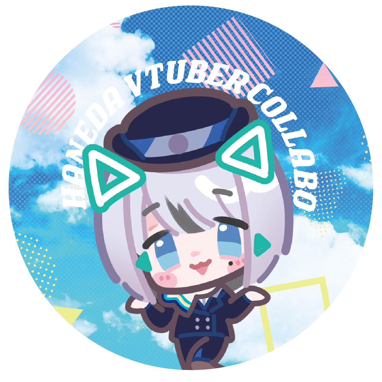 缶バッチ パターン1の画像