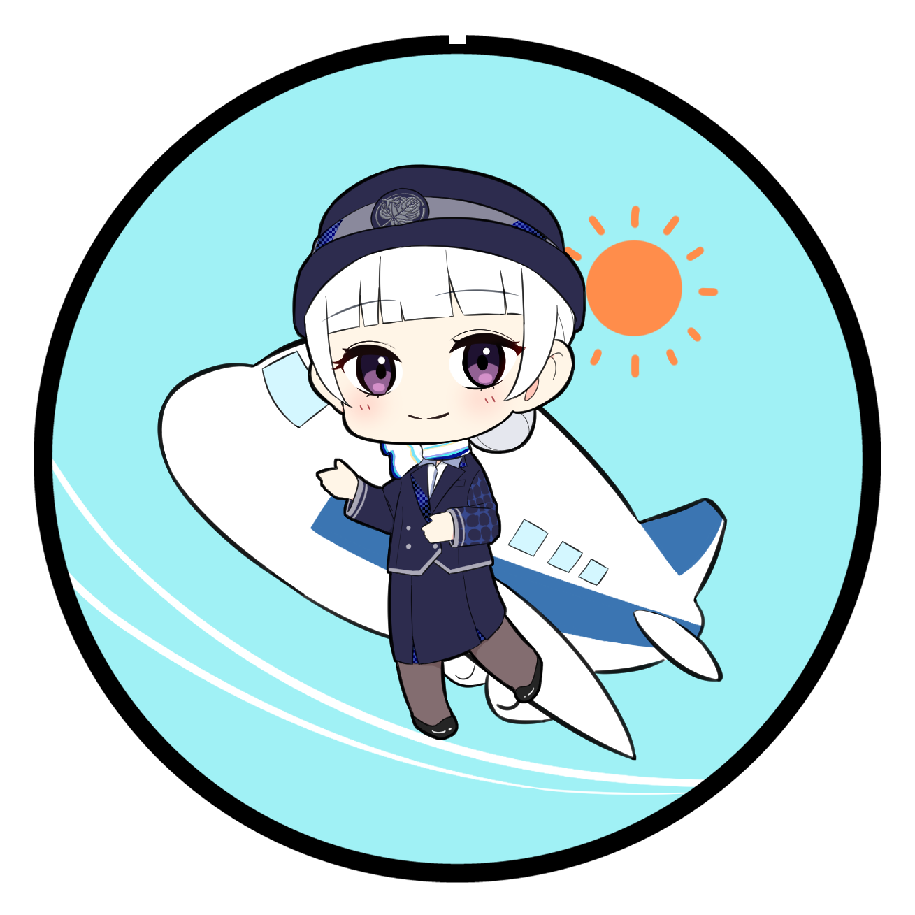 缶バッチ パターン1の画像