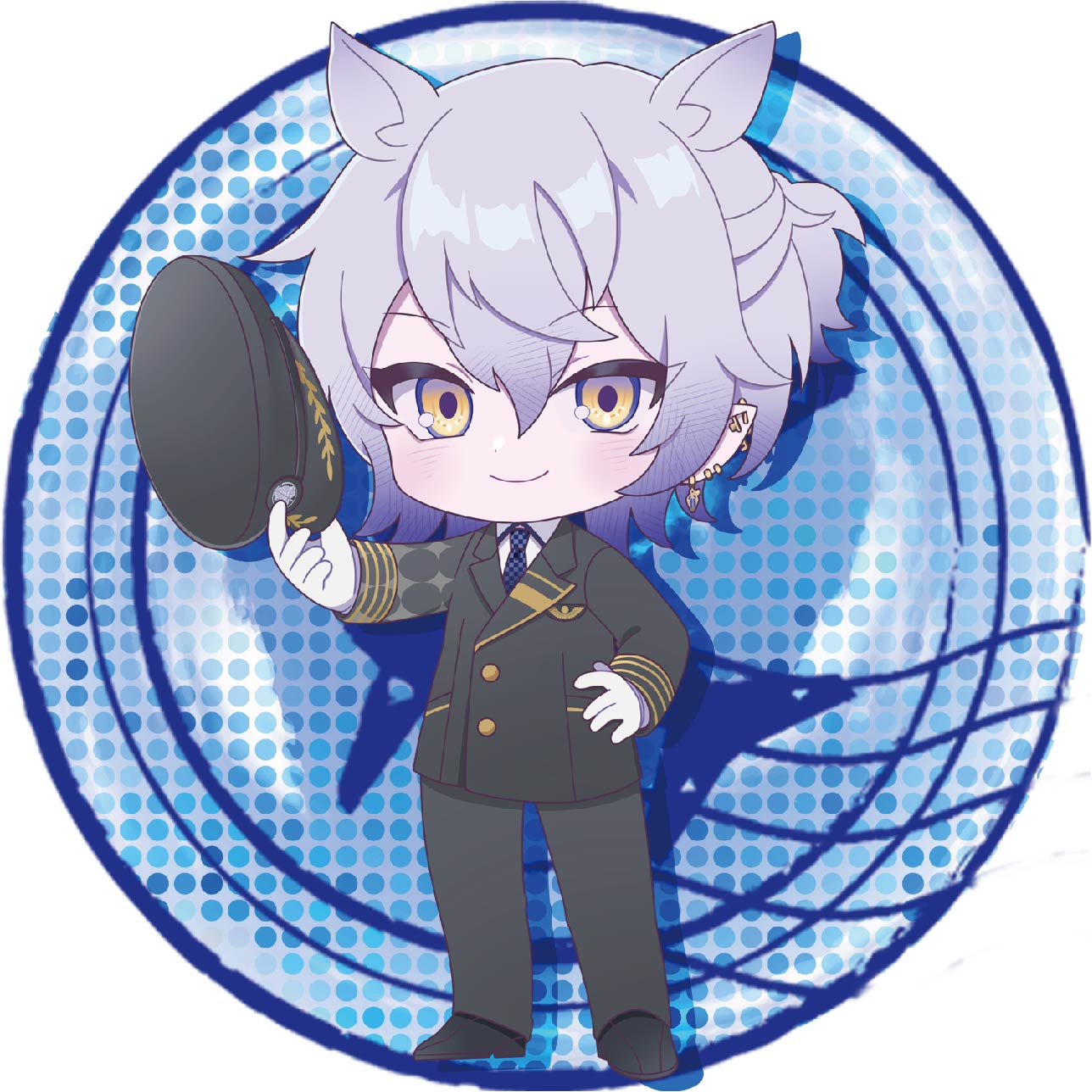 缶バッチ パターン2の画像