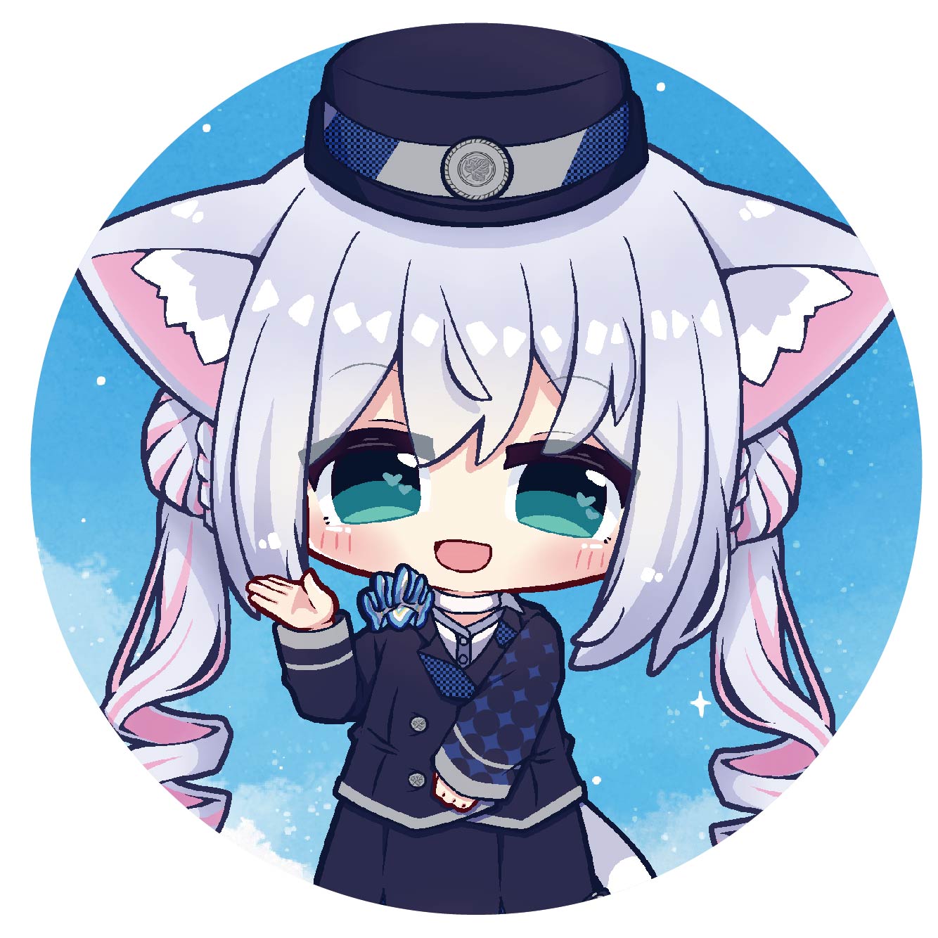 缶バッチ パターン1の画像