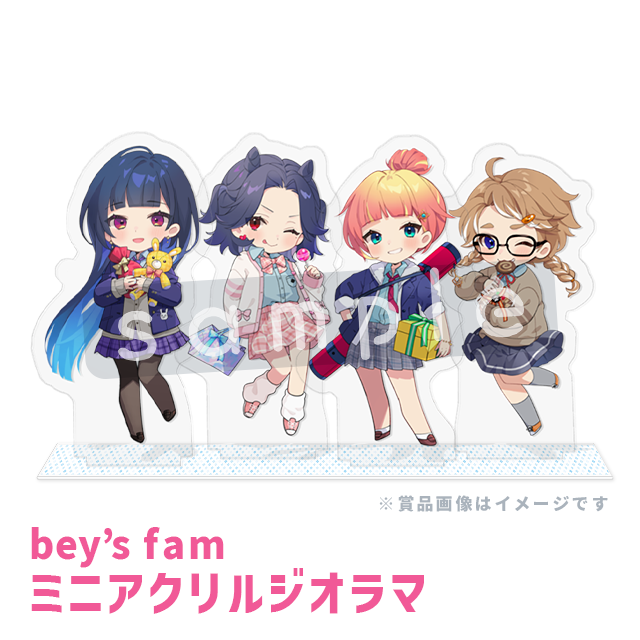  アクリルジオラマ ファミリーセットの画像