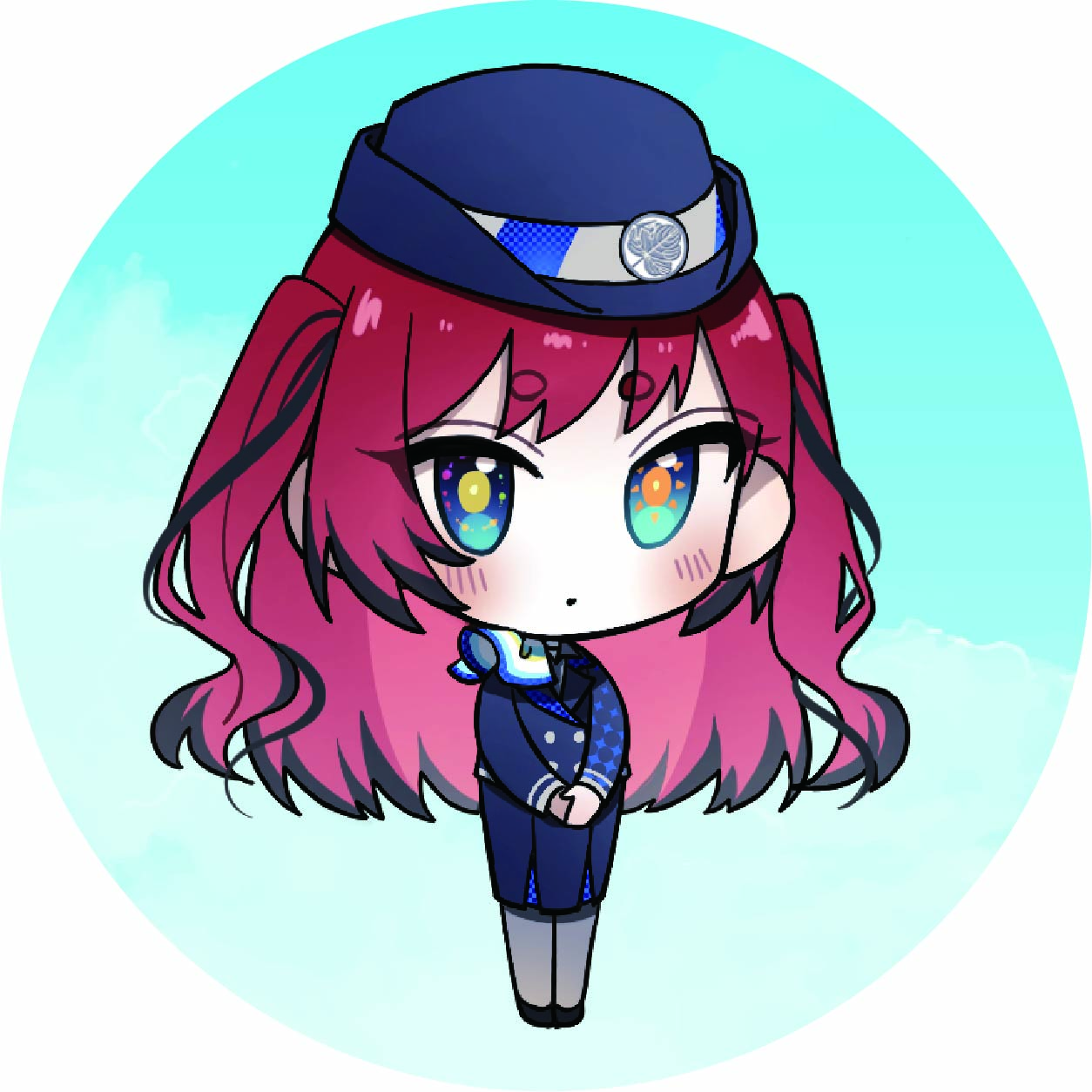 缶バッチ パターン1の画像