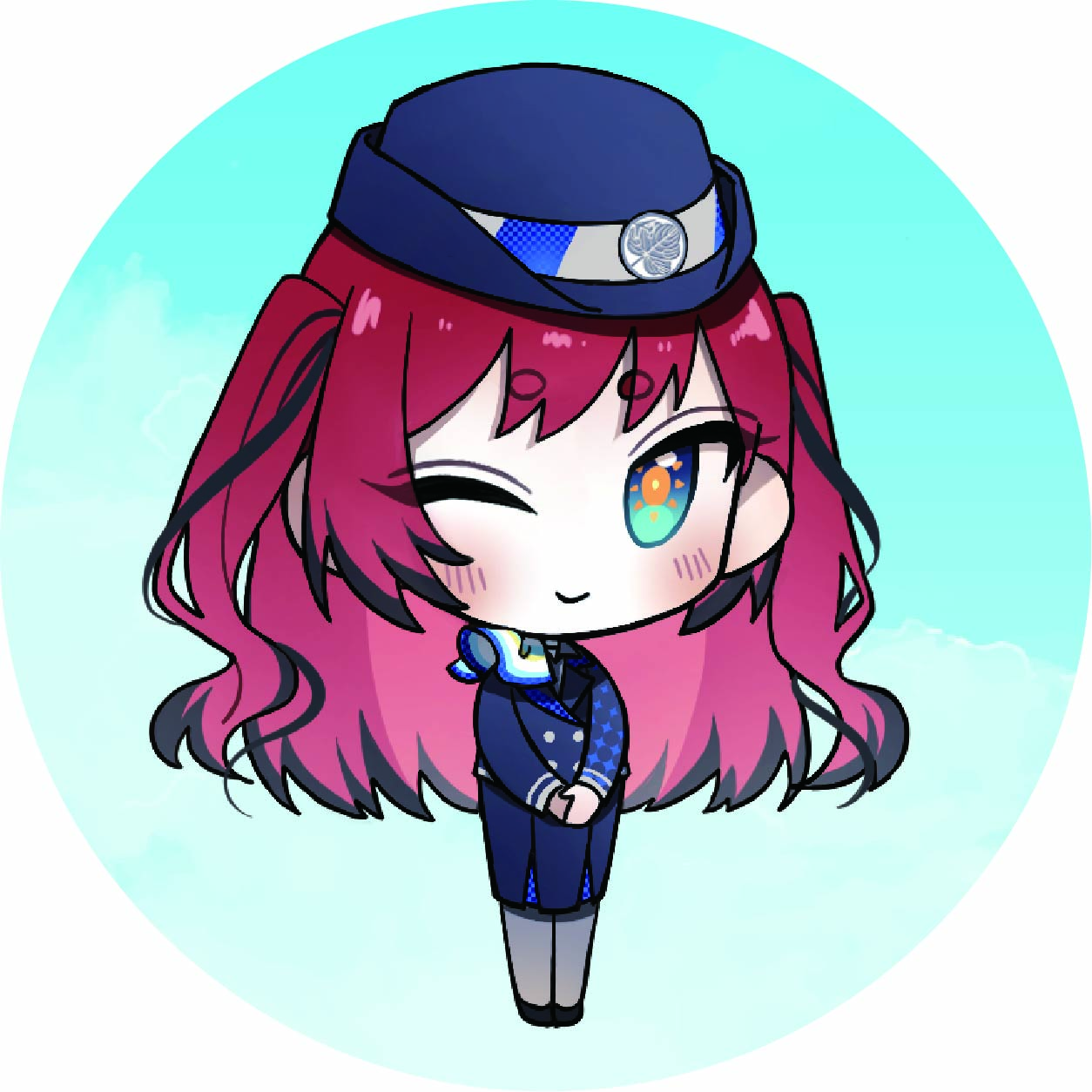 缶バッチ パターン2の画像