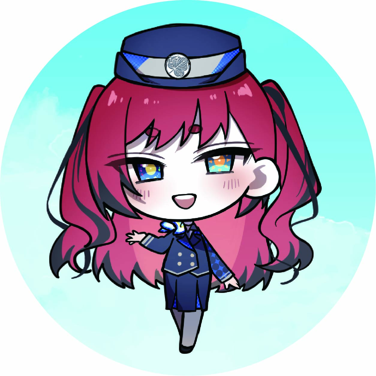 缶バッチ パターン4の画像