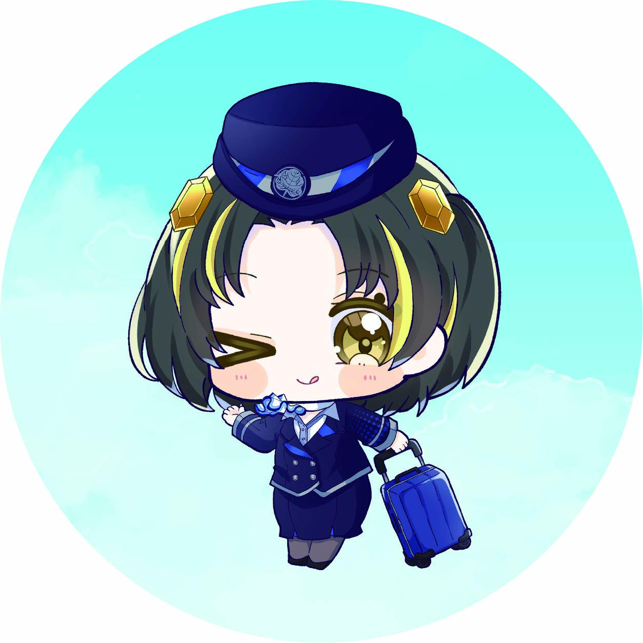 缶バッチ パターン2の画像