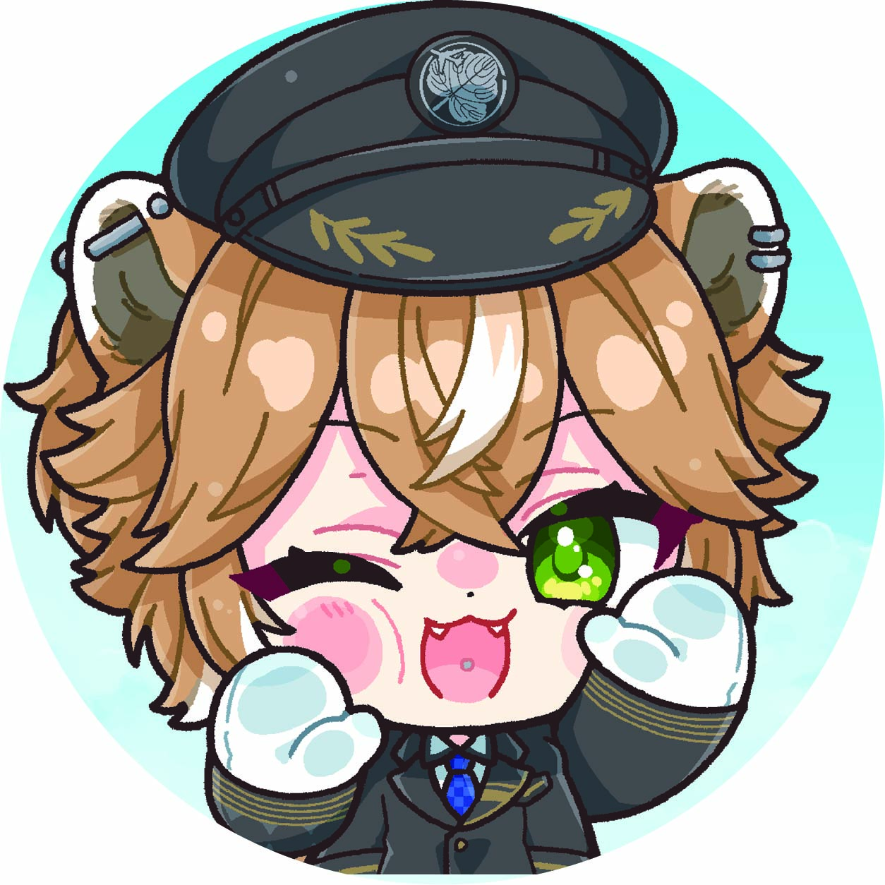 缶バッチ パターン1の画像