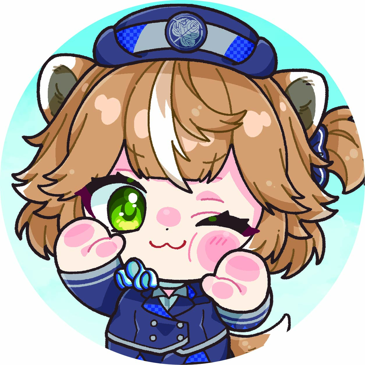 缶バッチ パターン2の画像