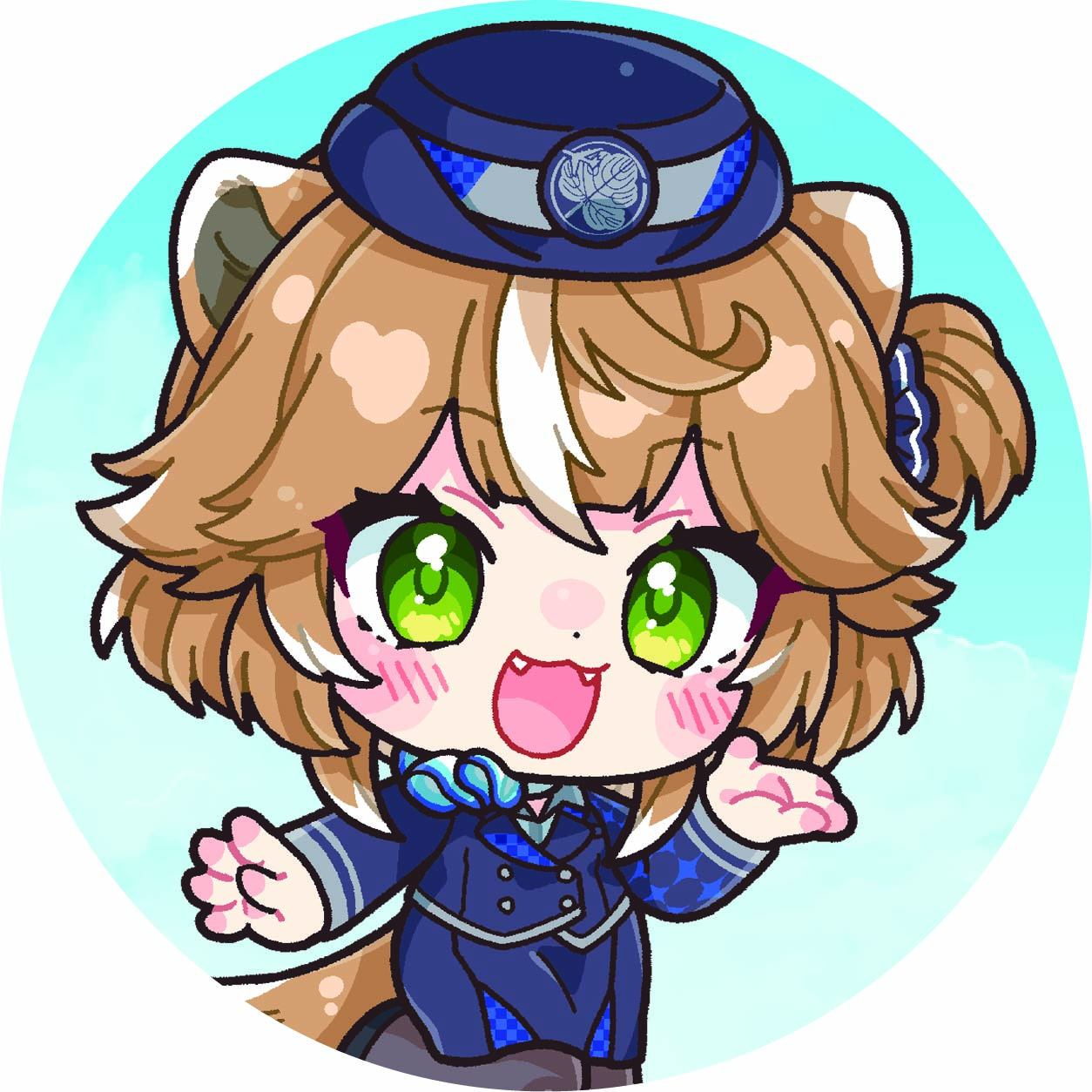 缶バッチ パターン3の画像