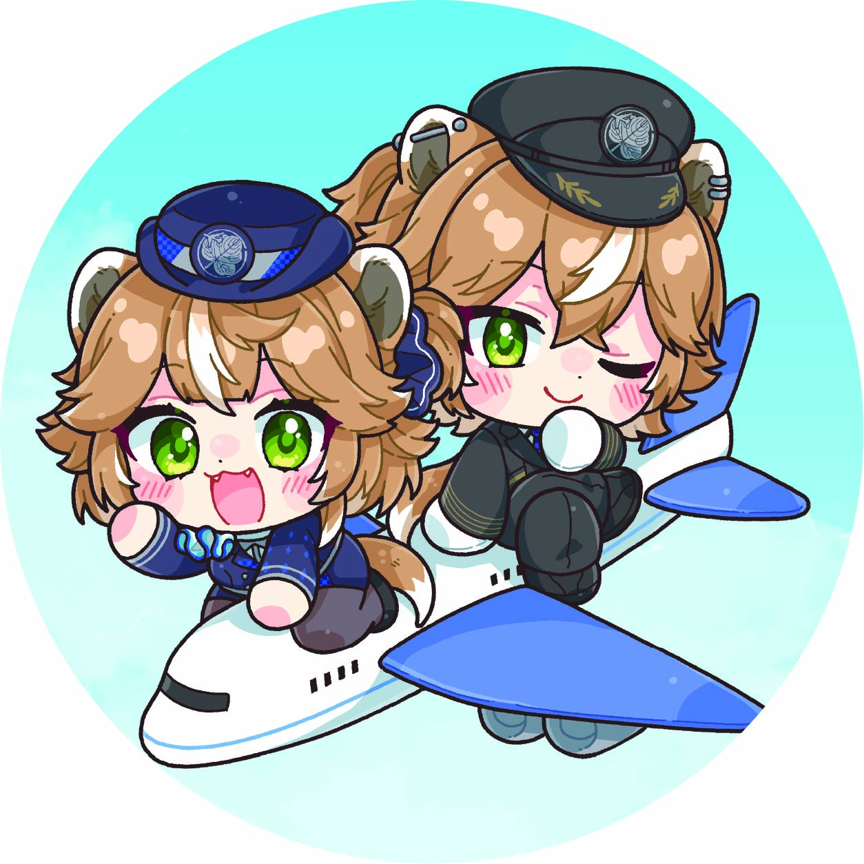 缶バッチ パターン5の画像