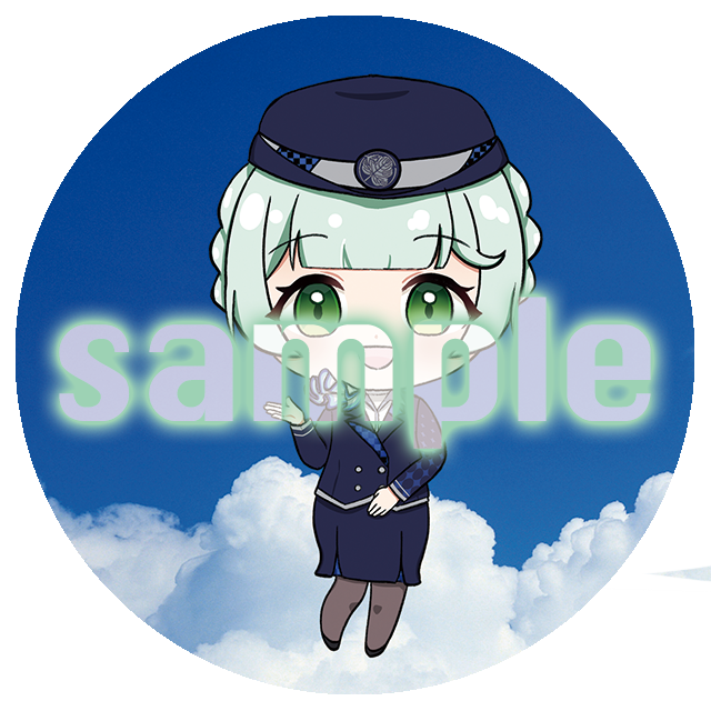 缶バッチ パターン1の画像