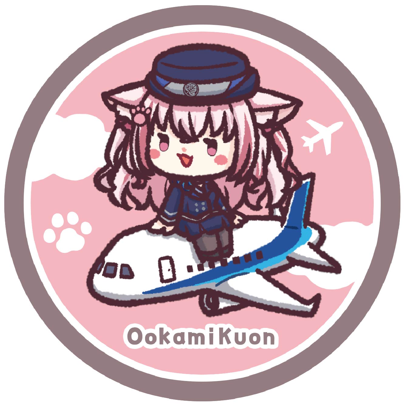 缶バッチ パターン1の画像