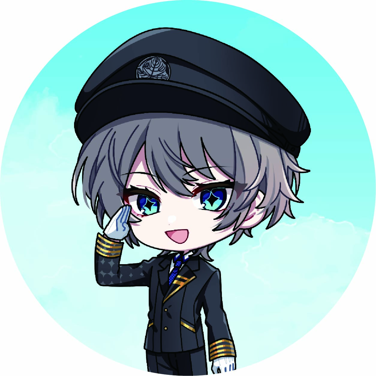 缶バッチ パターン1の画像