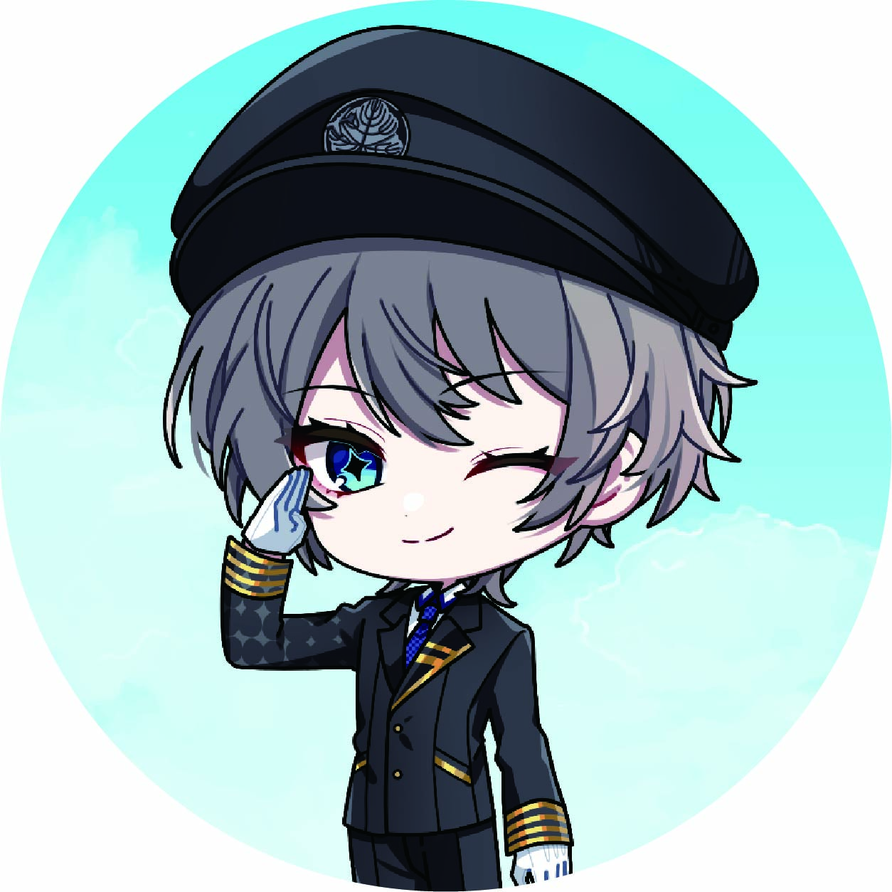 缶バッチ パターン3の画像