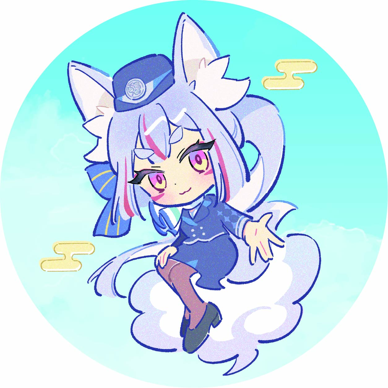 缶バッチ パターン1の画像