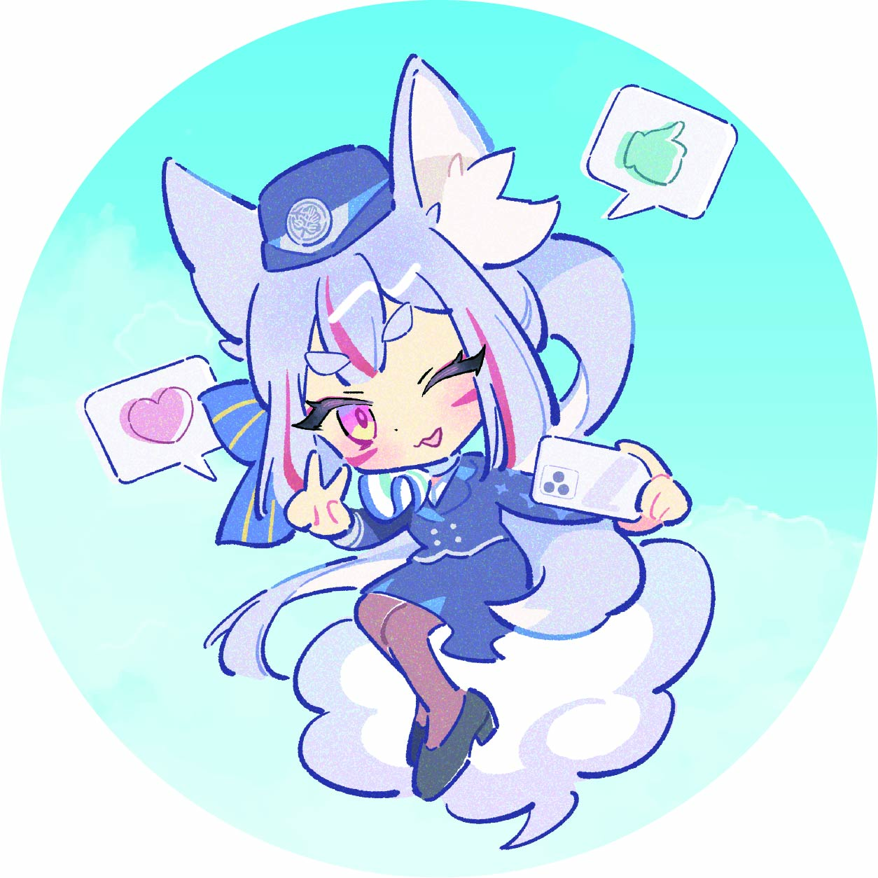 缶バッチ パターン2の画像