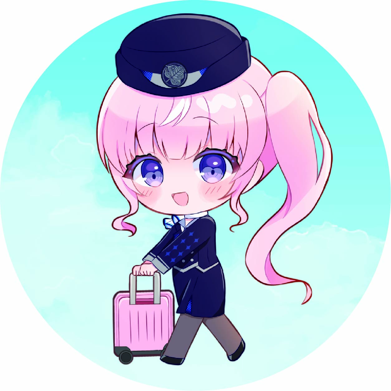 缶バッチ パターン1の画像