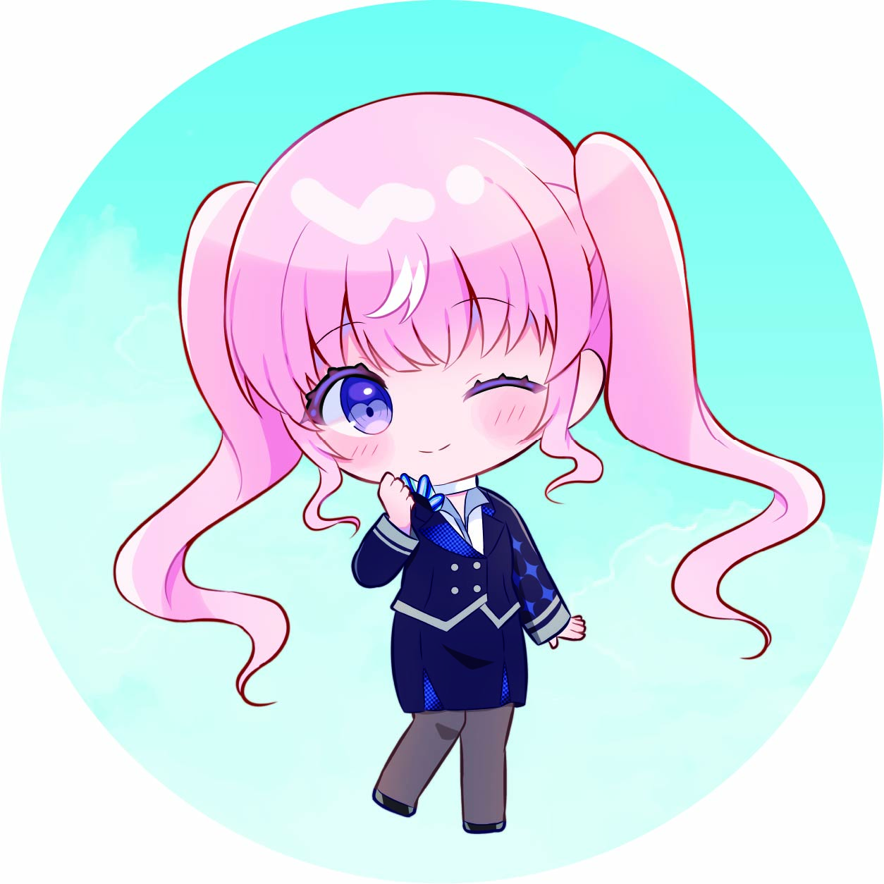 缶バッチ パターン2の画像