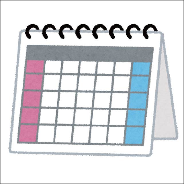 水族館お出かけ風版 卓上カレンダーシングル（Lサイズ）の画像