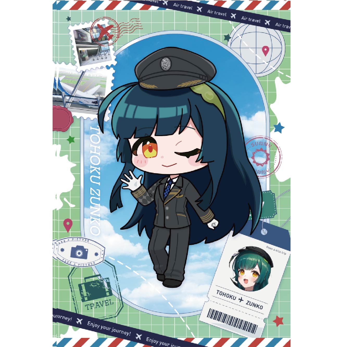 ミニキャラver 機長服の画像