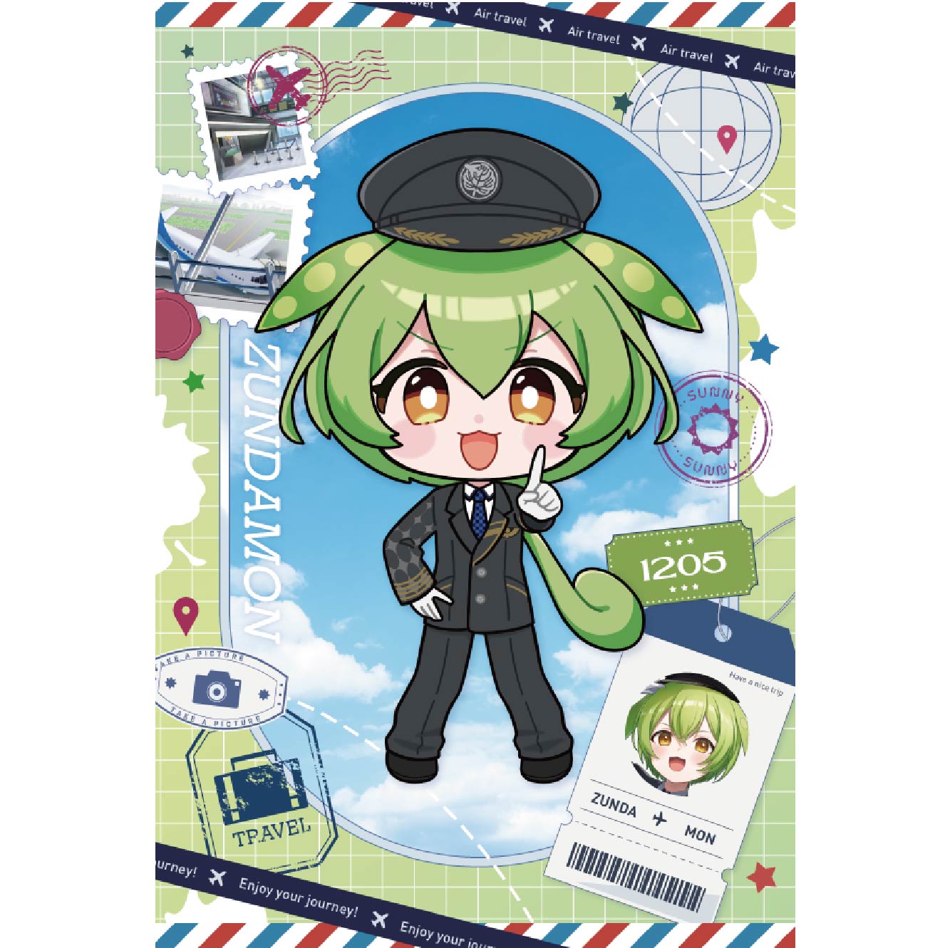 ミニキャラver 機長服の画像