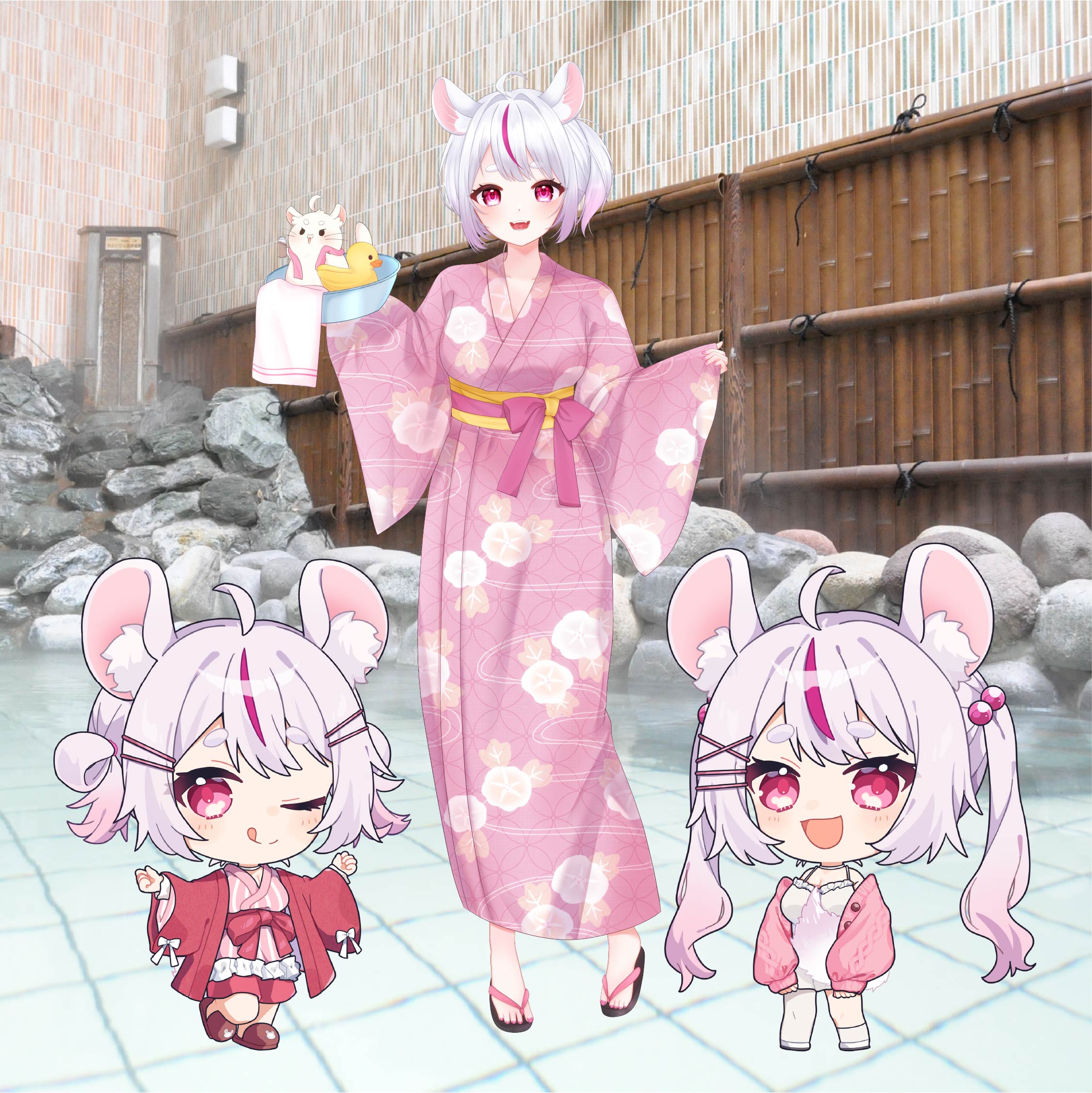 アクリル板ダイレクトプリントB5サイズ ＆ 宛名つきミニサイン色紙の画像