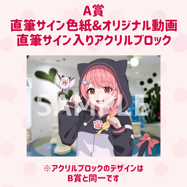 アクリルブロック ＆ ミニサイン色紙の画像
