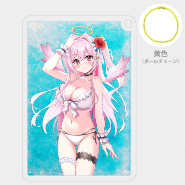 グリッターキーホルダーの画像