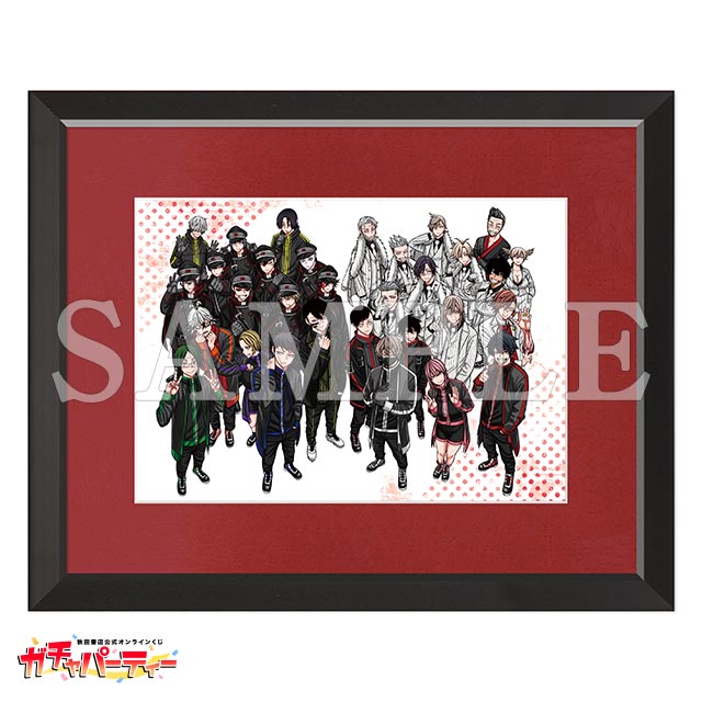 桃源暗鬼 ガチャパーティー 複製原画 キャラファインマット 直筆サイン入り 桃源暗鬼 ガチャパーティー 複製原画 キャラファインマット 直筆