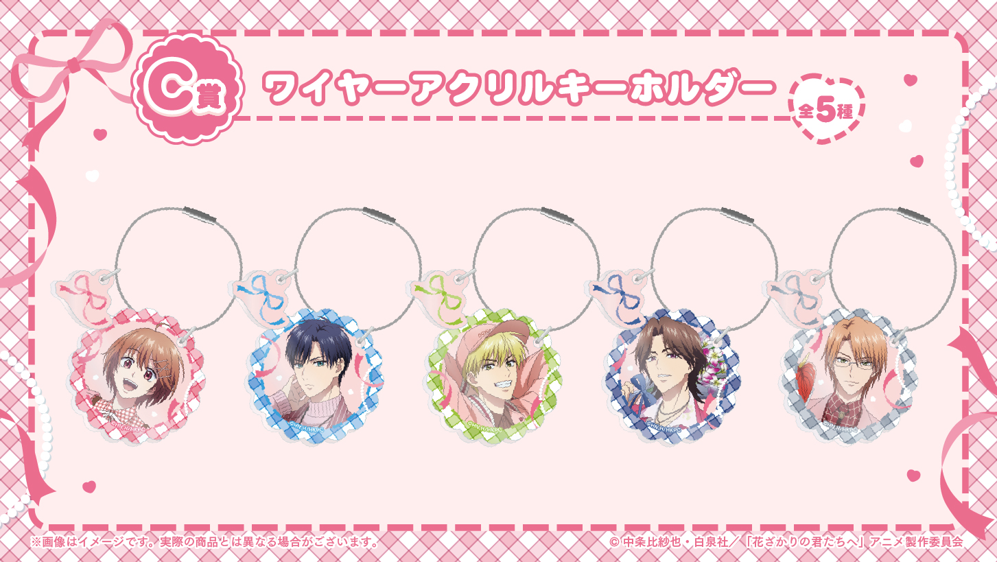 ワイヤーアクリルキーホルダーの画像