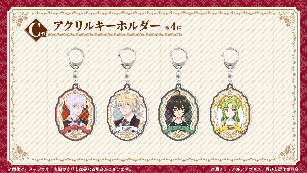 C賞：アクリルキーホルダーの画像